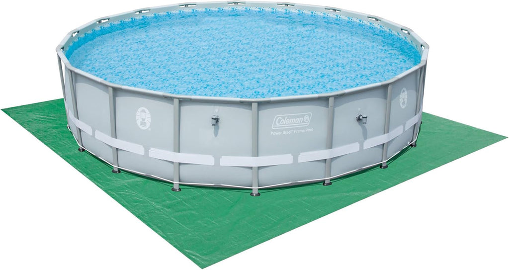 18' x 48" Power Steel Frame Above-Ground Swimming Pool Set O463794