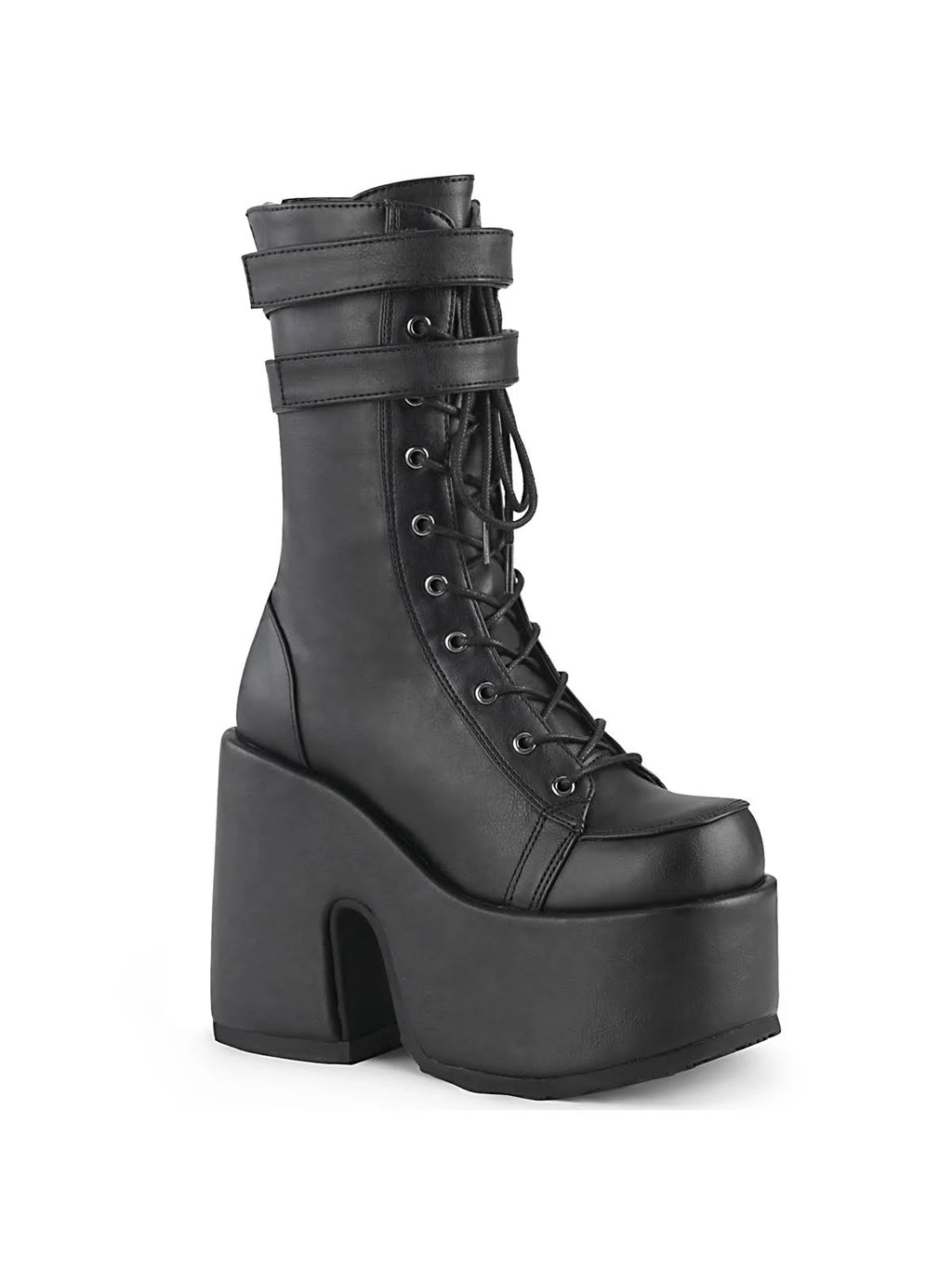 Black Vegan Leather Shoes C394
