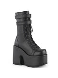 Black Vegan Leather Shoes C394