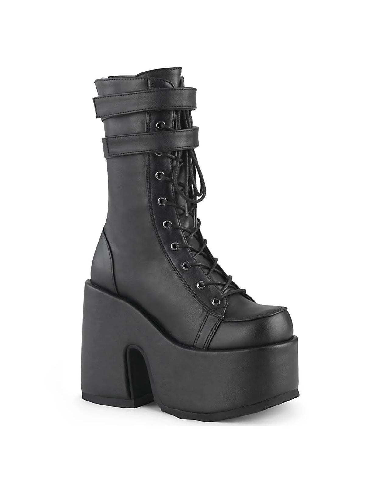 Black Vegan Leather Shoes C394
