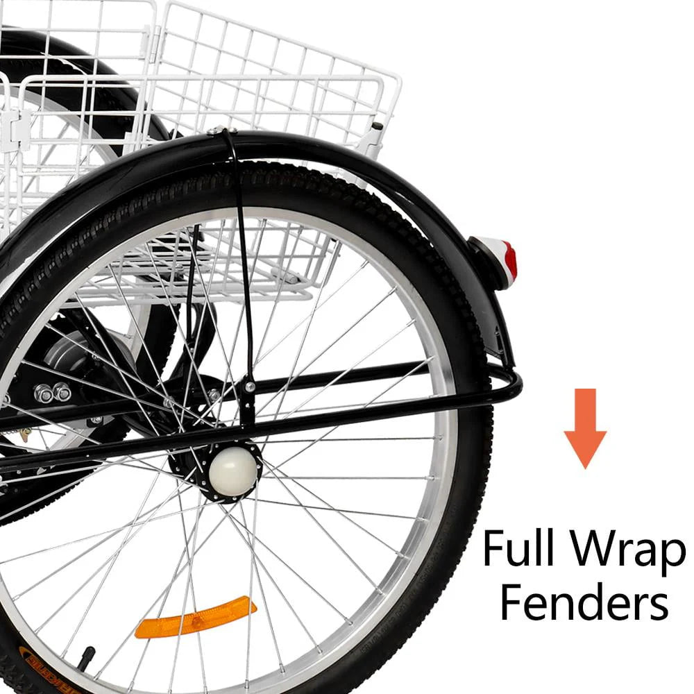 24" 7 Speed Adult Tricycle O9372