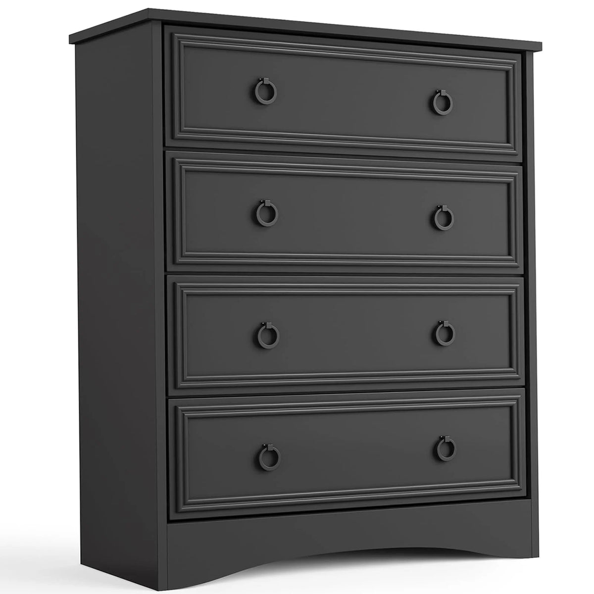 4 Drawer Gray Wood Dresser M9220