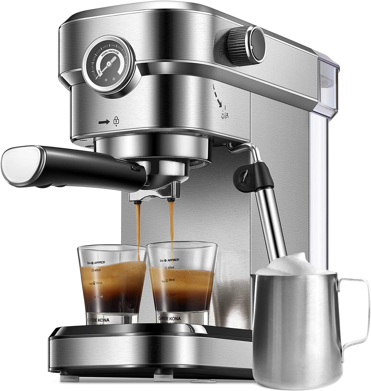 15 Bar Espresso Machine with Milk Frother D153041