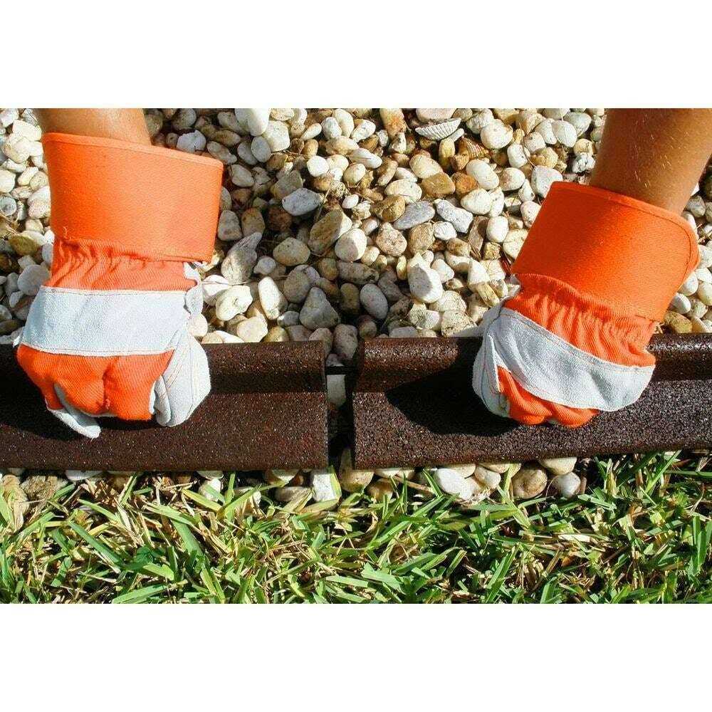 4 ft Rubber Landscape Edging M57175