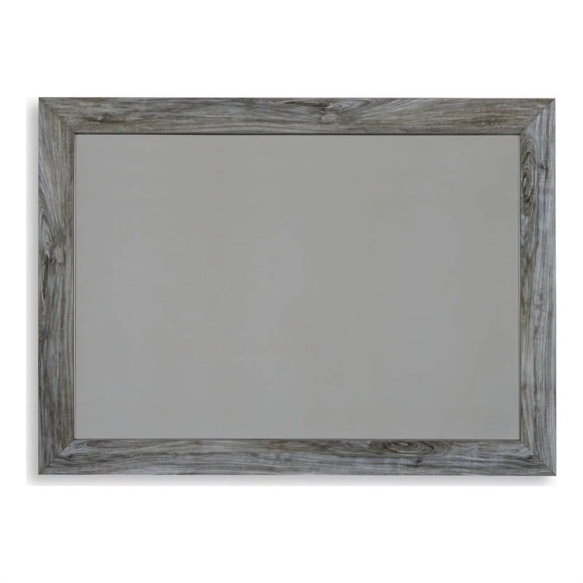 Wood Bedroom Mirror in Smoky Gray C2688