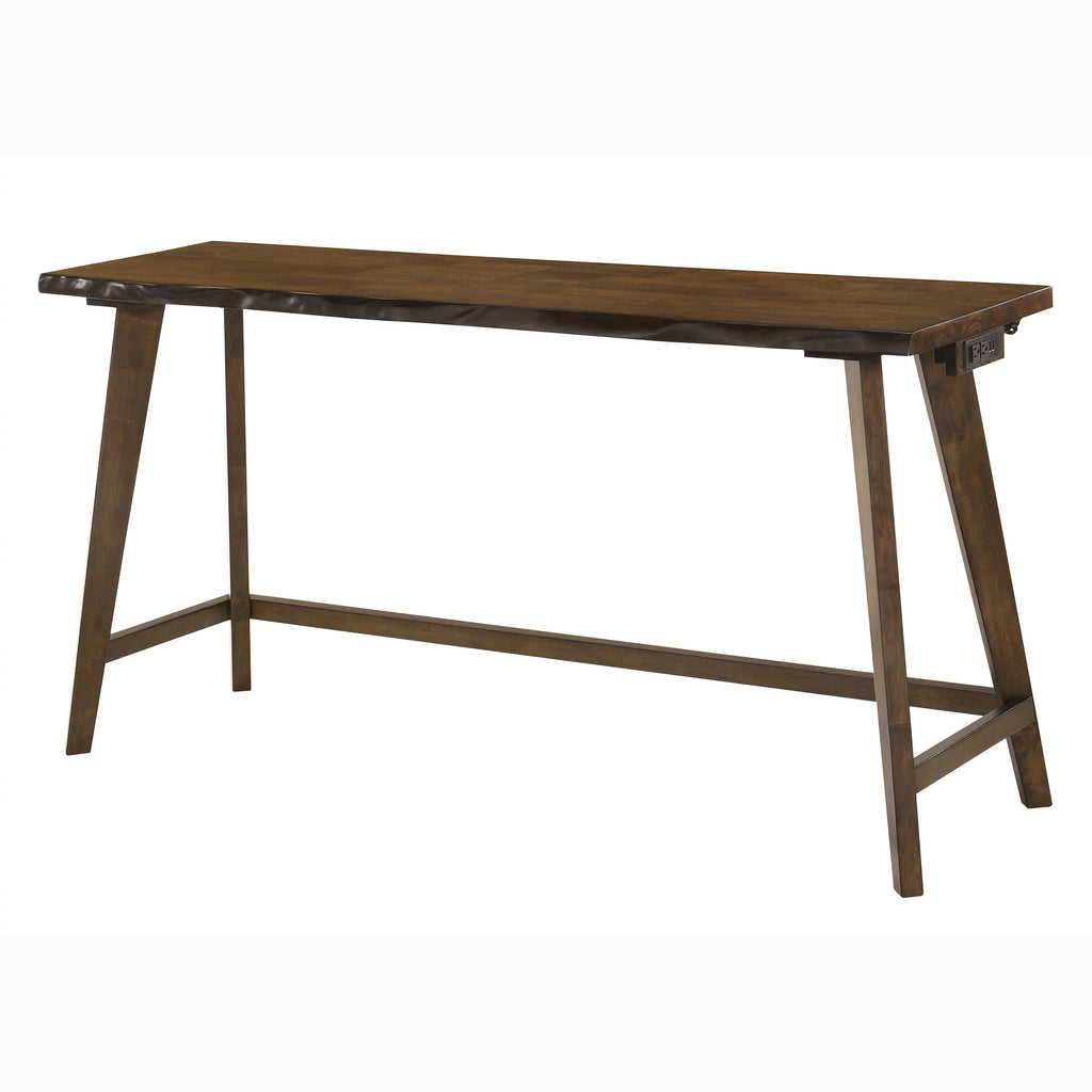Walnut Wood 4-Piece Counter Height Table Set W8880