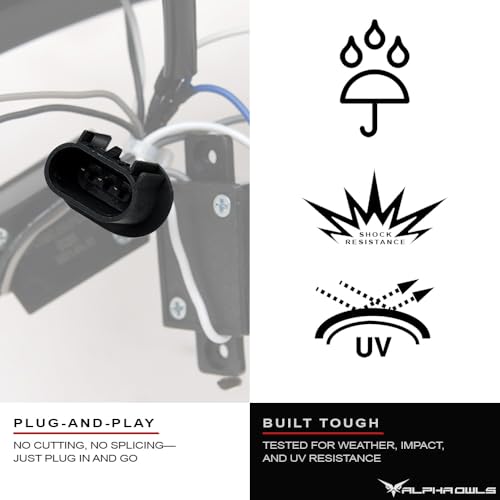 Black Amber Sequential LED Projector Headlights F215