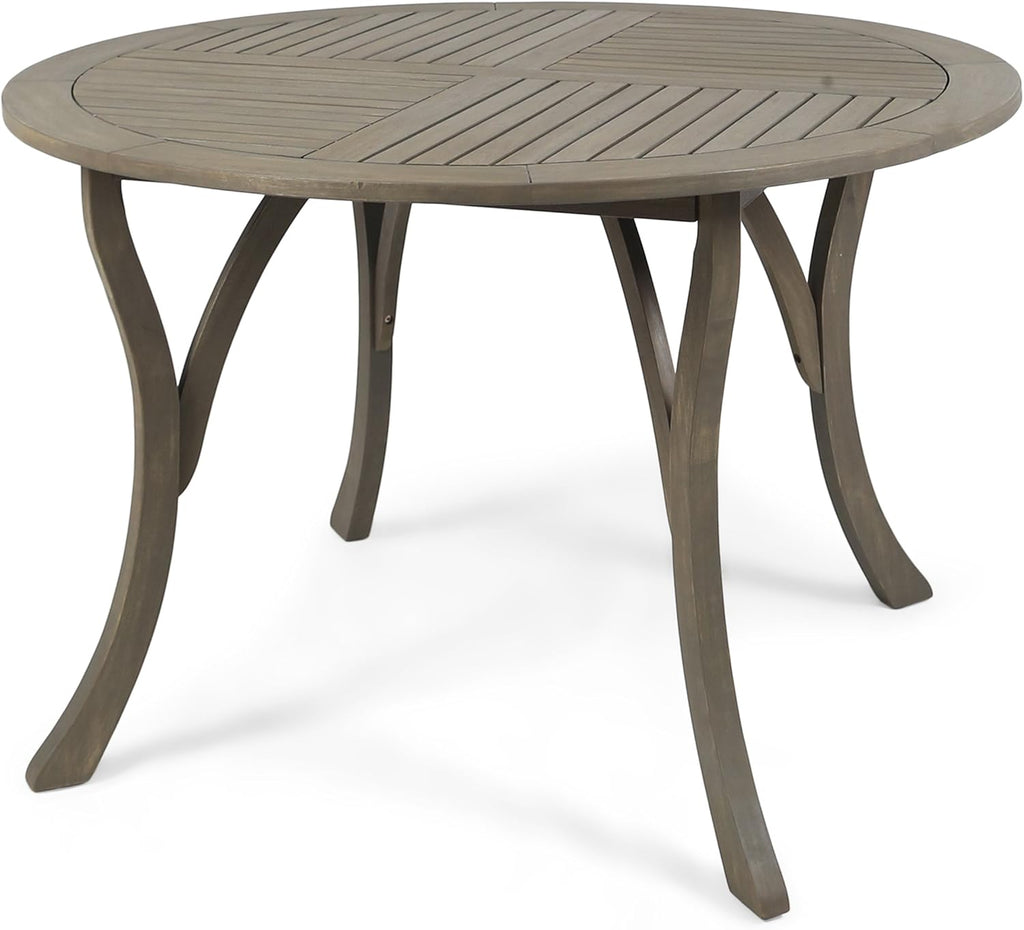 47 Round Acacia Wood Dining Table K199696