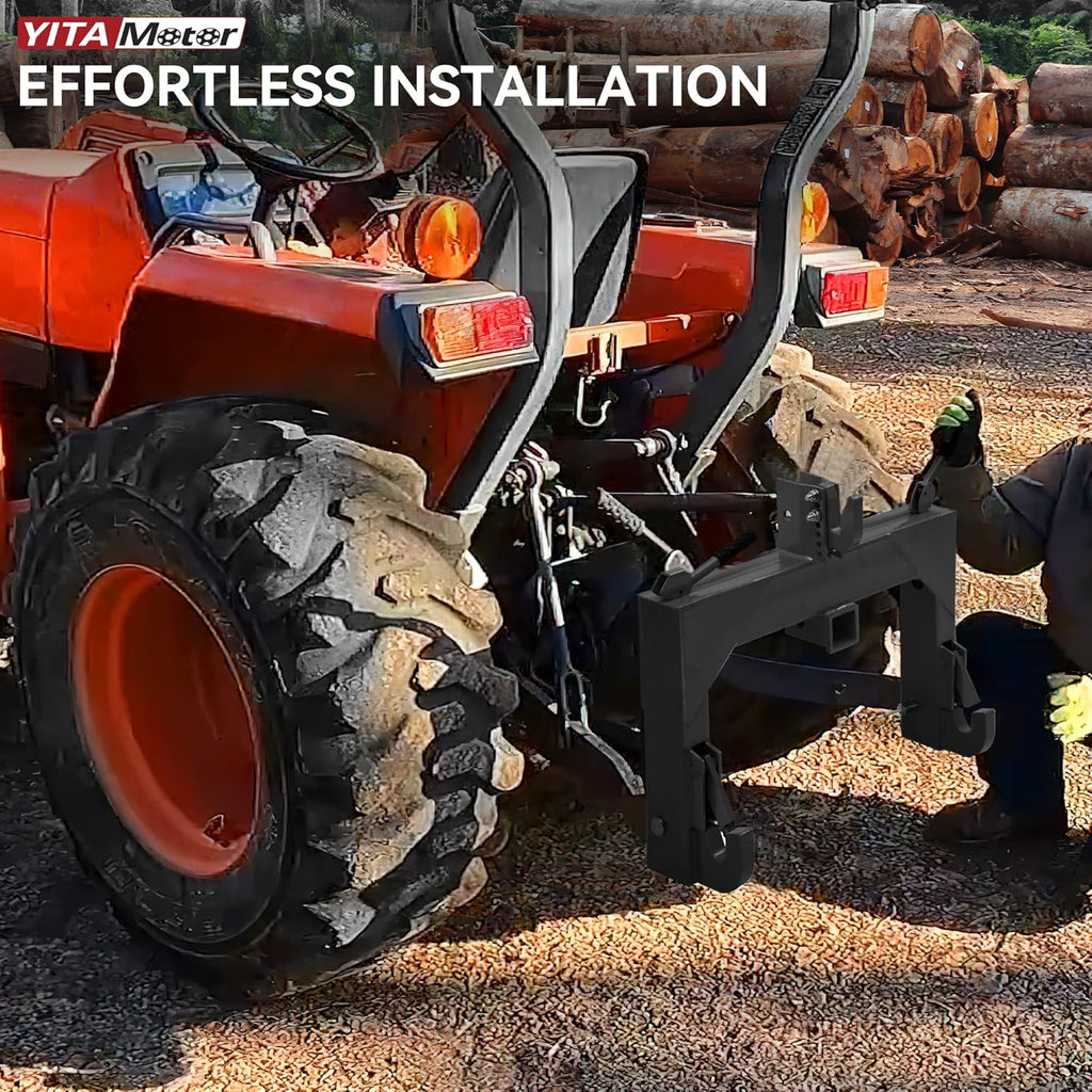 3 Point Quick Hitch with 2" Receiver Hitch Adaptation O658