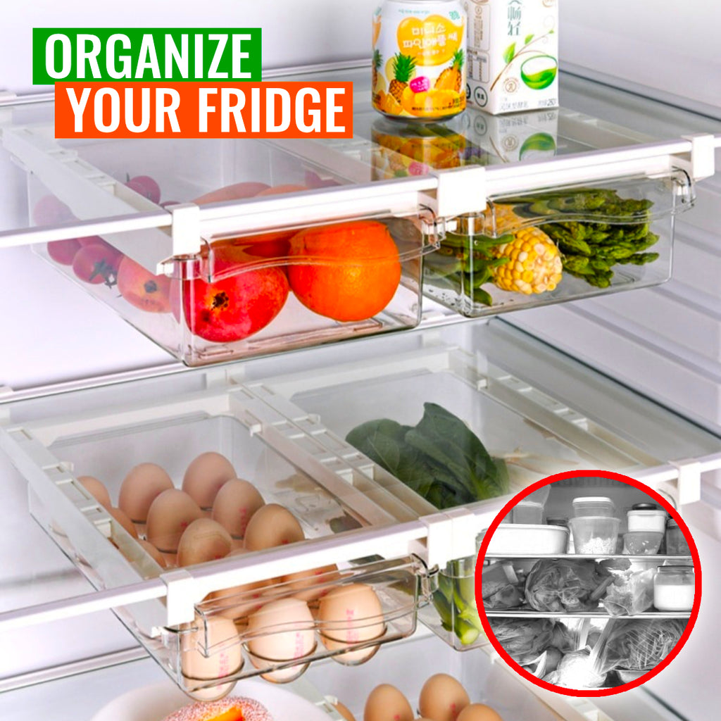 Pull-out Fridge Drawer Organizer H80608