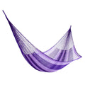 Purple Nylon Hand Woven Mayan Hammock F902