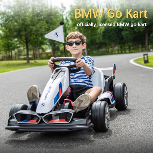 White 36V Electric Go Kart H4700