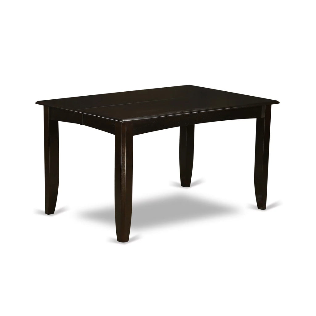 9-piece Cappuccino Dining Set with Wood Chairs H133482