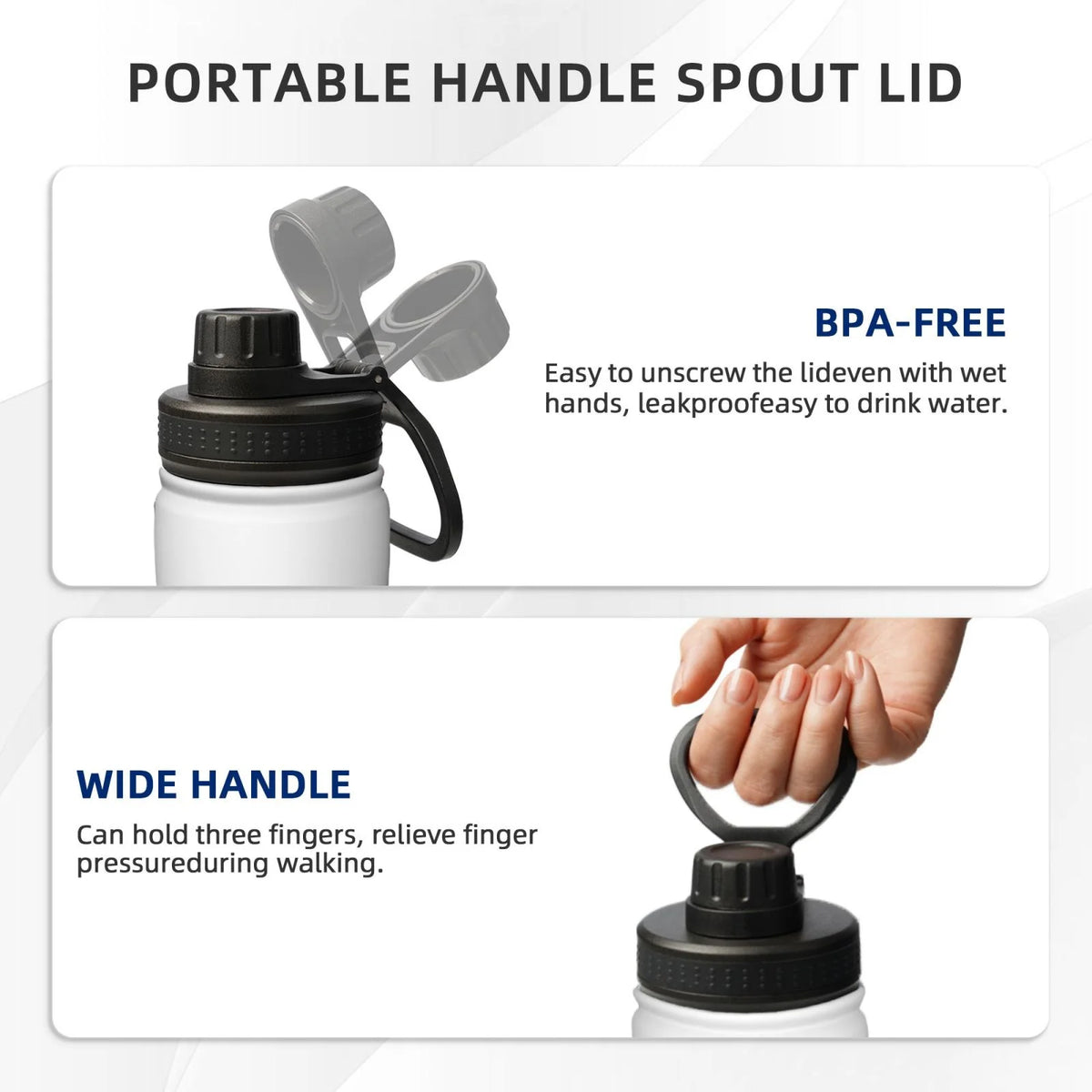 18OZ Stainless Steel Insulated Water Bottle T22959
