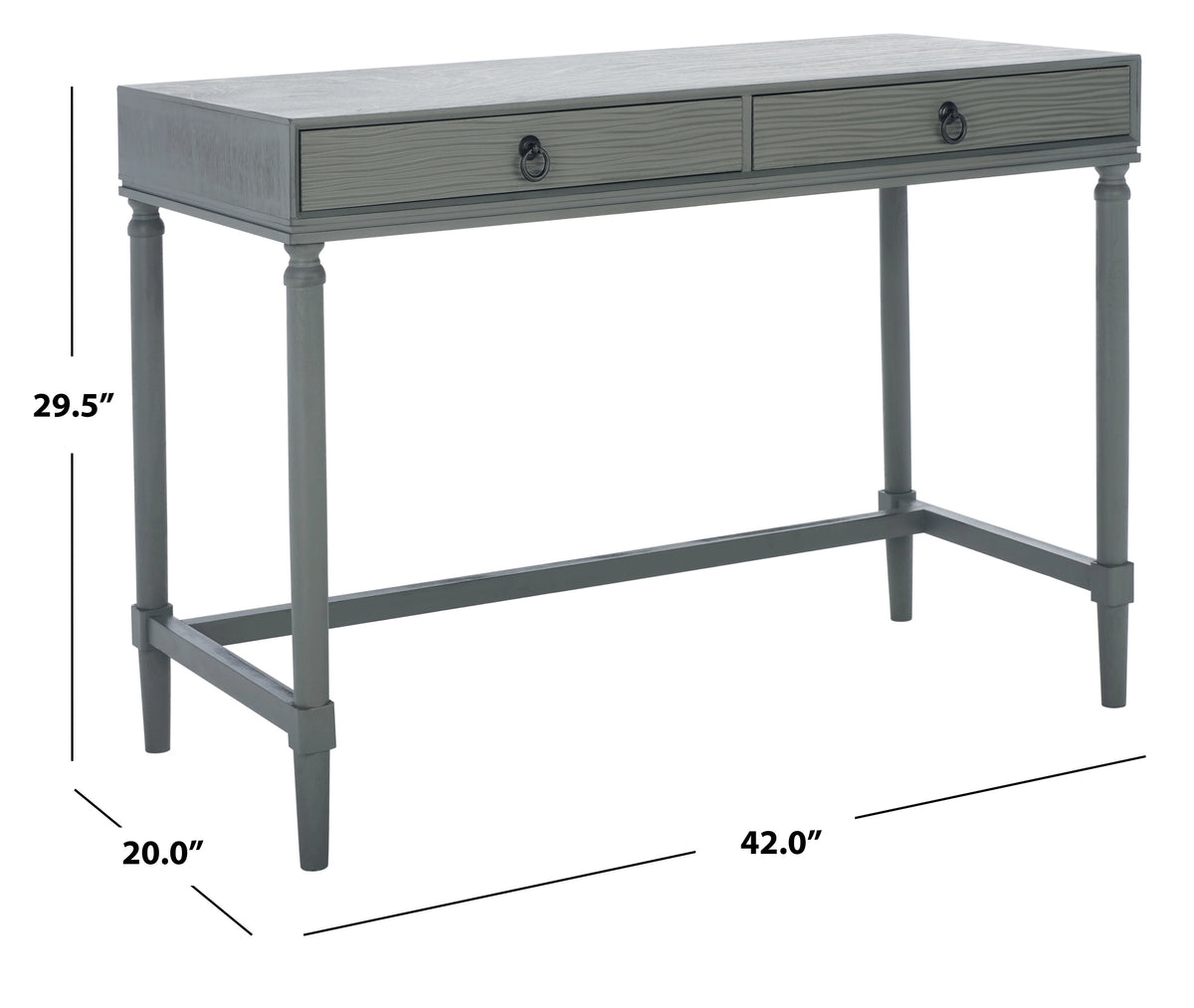 2 Drawer Writing Desk Z17188