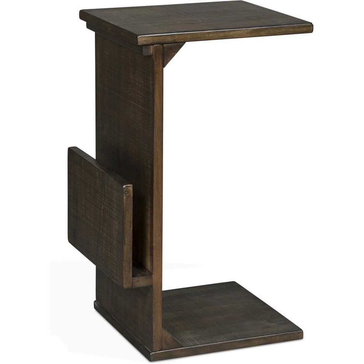 14" Mahogany Wood Chairside Table Set of 2 A49744