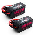 6S 1100mAh 100C 22.2V Lipo Battery with XT60 Plug (2 PCS) L350998