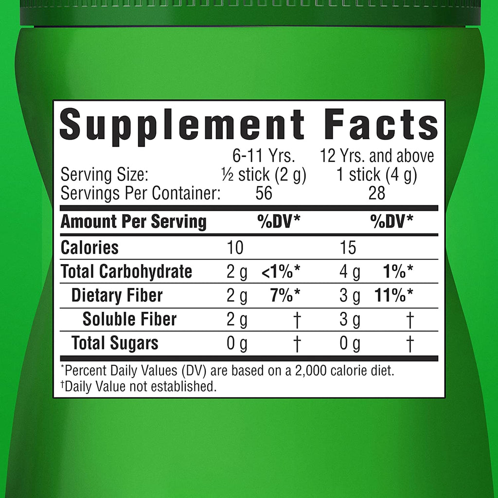 28 Count (6 Pack) Fiber Supplement Stick Packs F417041