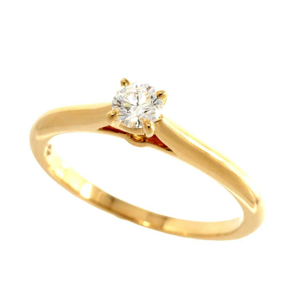 18K Yellow Gold Diamond Ring V356