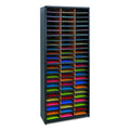 Black Fiberboard Steel Literature Organizer L489303