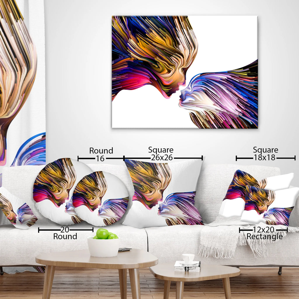Antelope Canyon Landscape Photo Throw Pillow 12x20 I569522