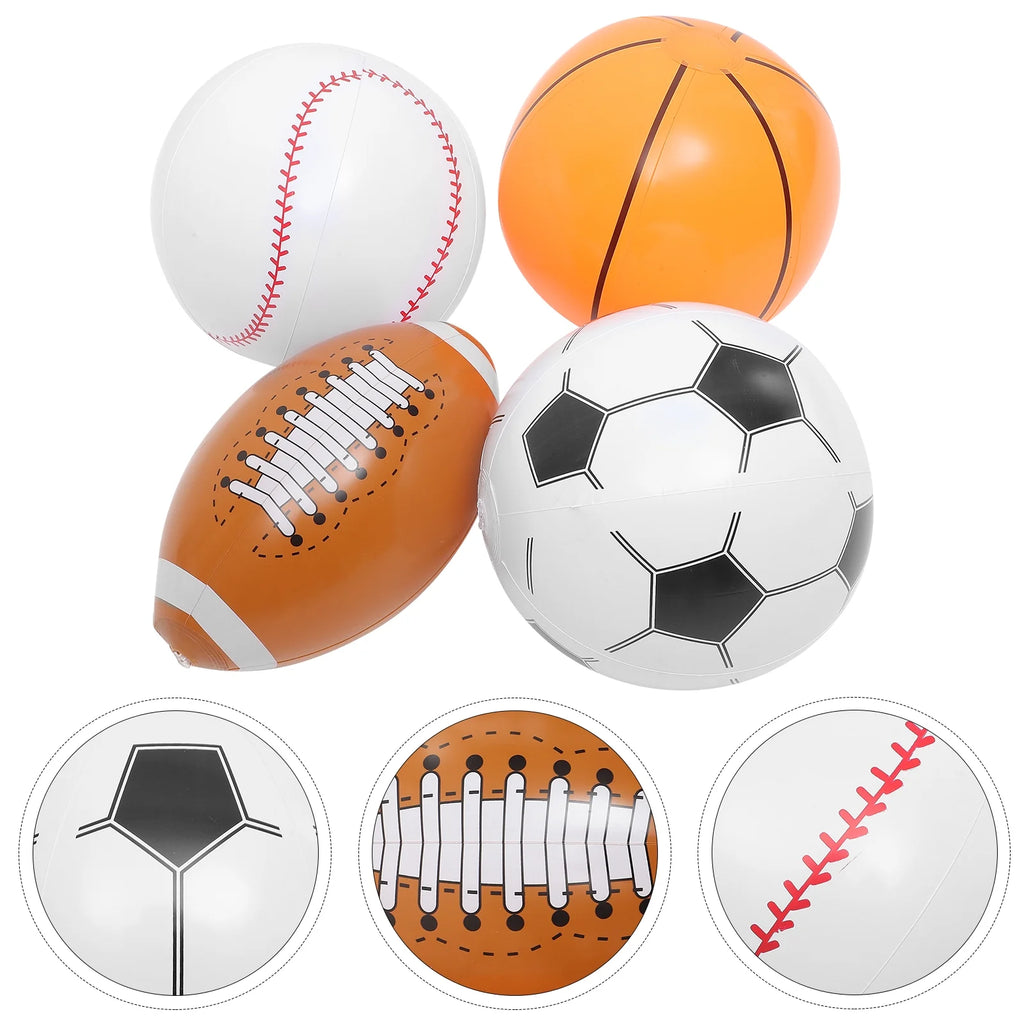 Inflatable Beach Ball 4pcs P445455