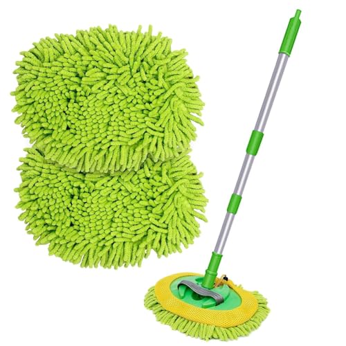 47" Car Wash Brush Mop Cleaning Tool with Long Handle M5301