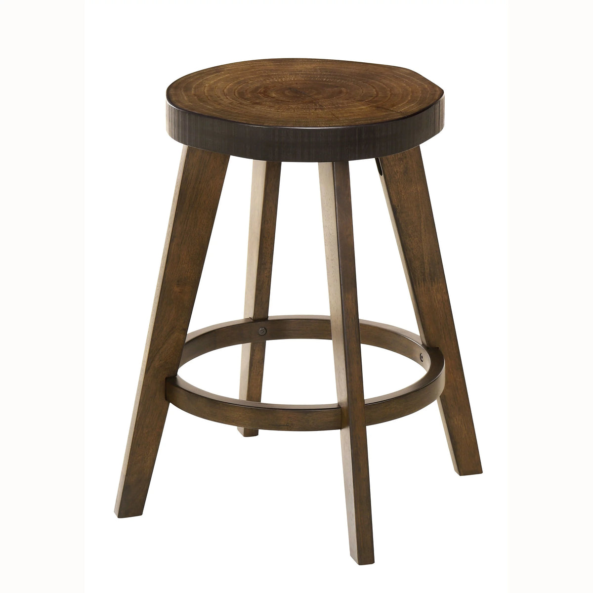 Walnut Wood 4-Piece Counter Height Table Set W8880