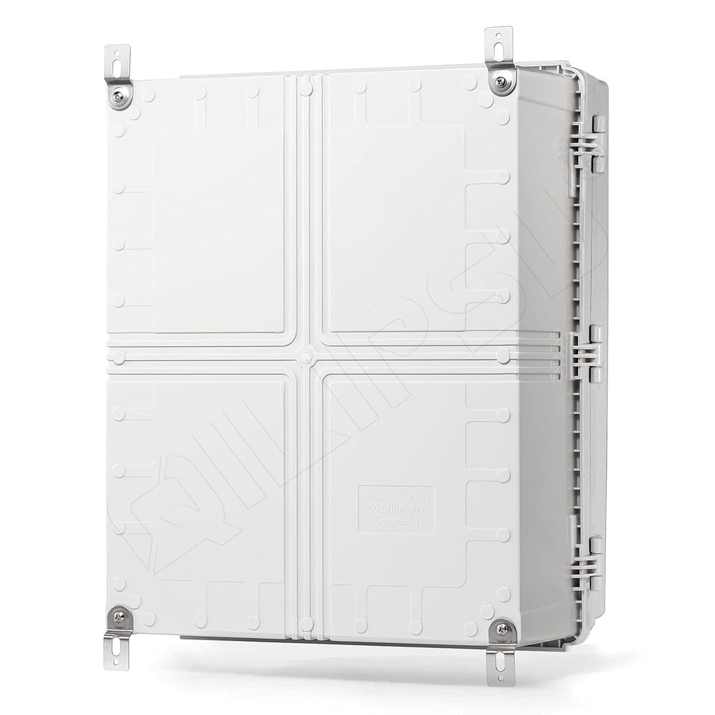 Junction Box with Mounting Plate, IP67 Waterproof ABS Plastic Grey E128135