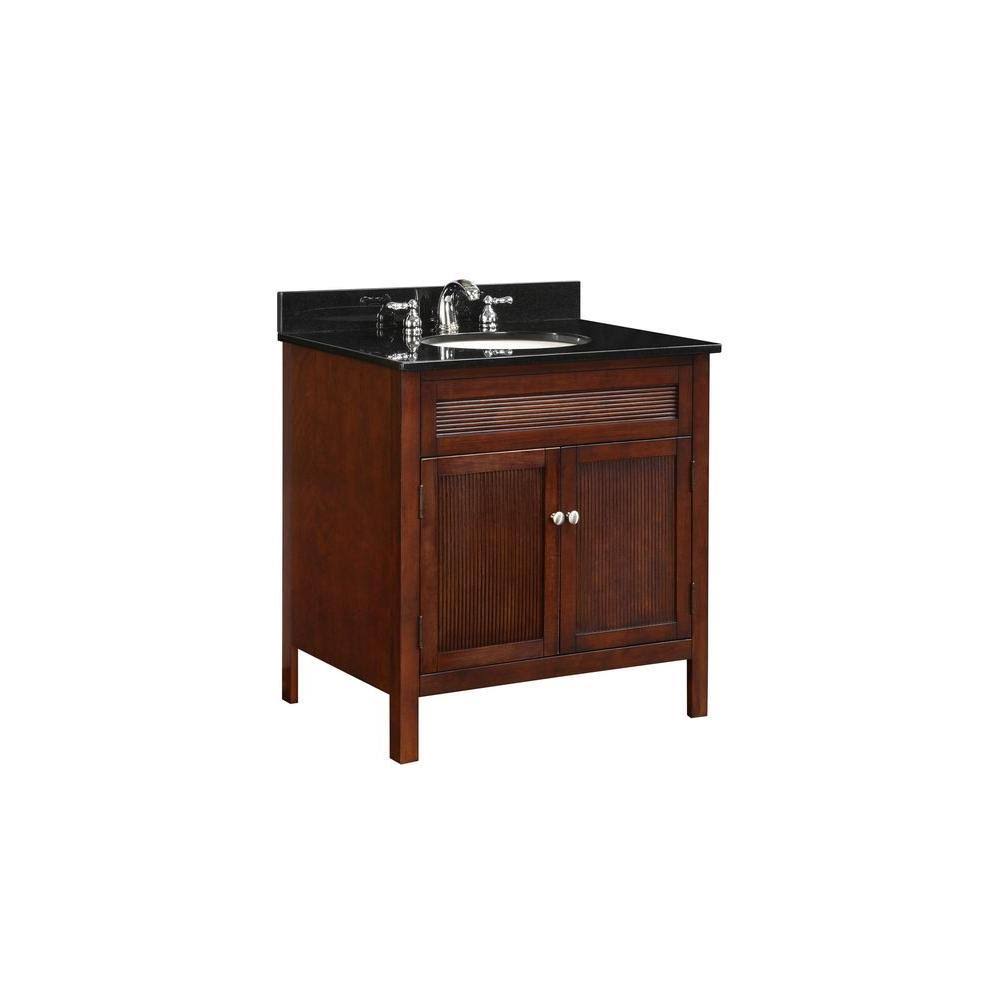 Vanity Cabinet Only in Dark Cherry B881