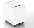 2 Drawer Mobile Filing Cabinet with Lock and Casters Q526337