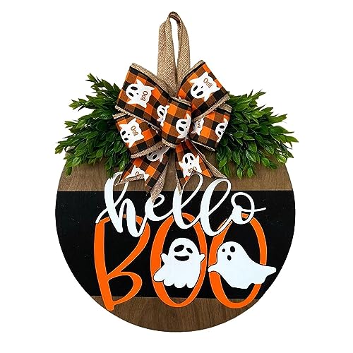 Christmas Wreath Hanging Sign with Bow D121