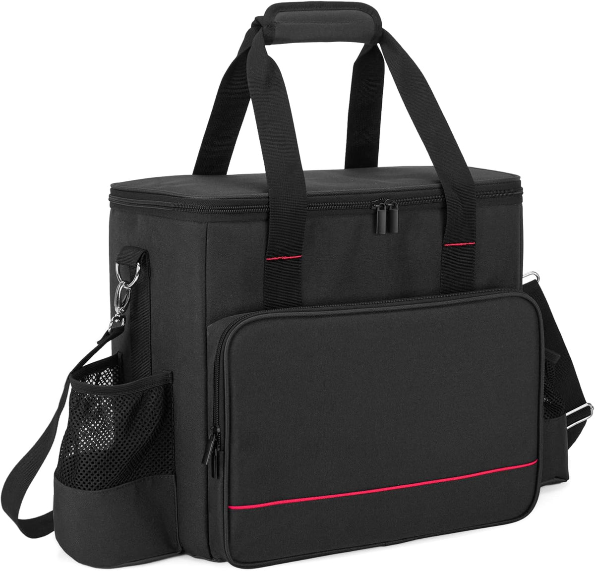 Portable Heater Carry Bag with Pockets and Handles Black K984015