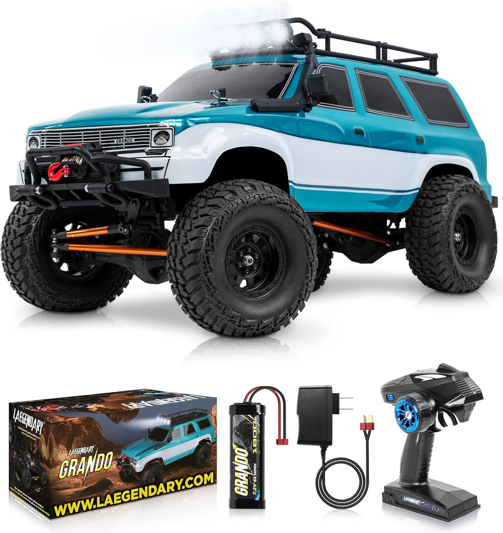 Blue Green 1:10 Scale 4x4 Offroad Remote Control Truck W907
