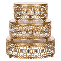 Gold Cake Stand Set of 3 T15412