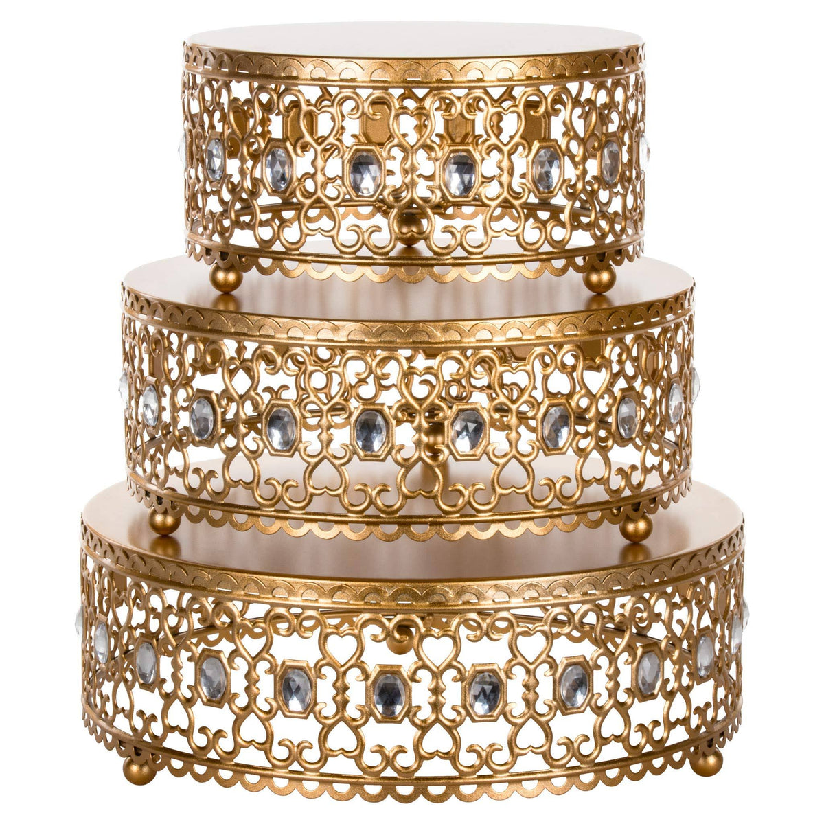 Gold Cake Stand Set of 3 T15412