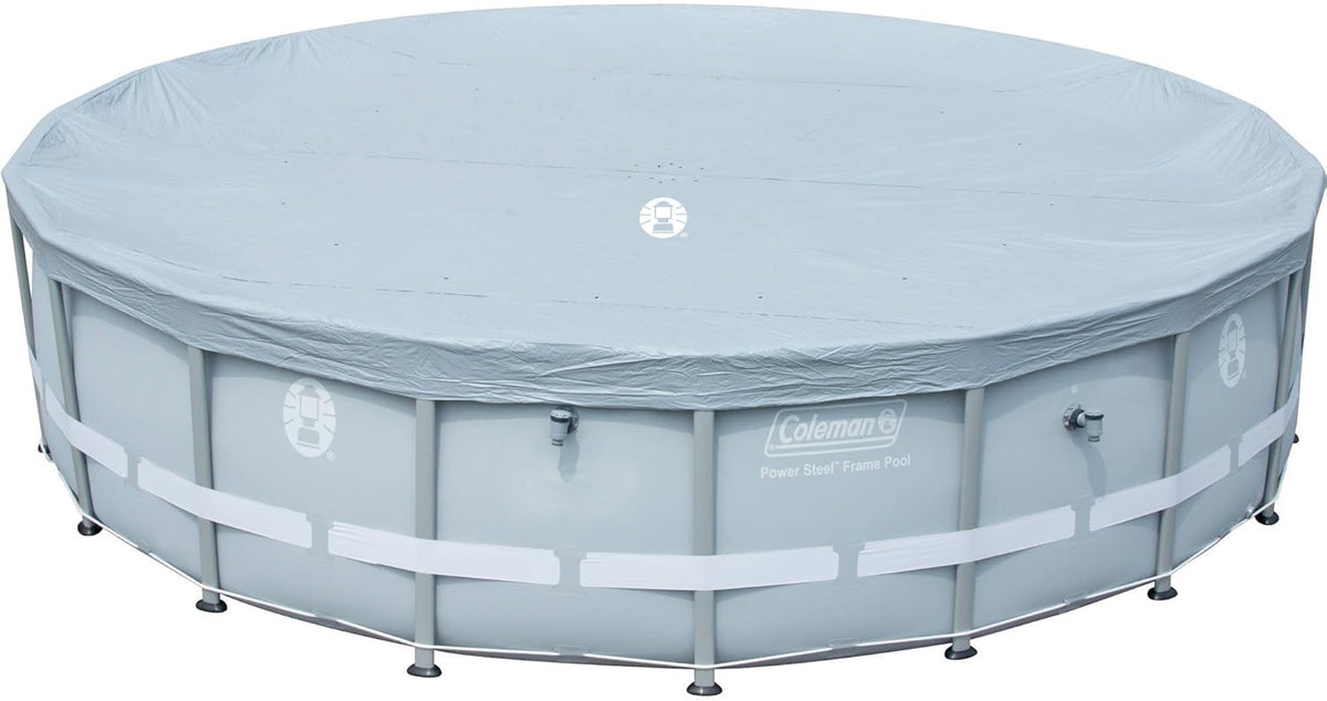 18' x 48" Power Steel Frame Above-Ground Swimming Pool Set O463794