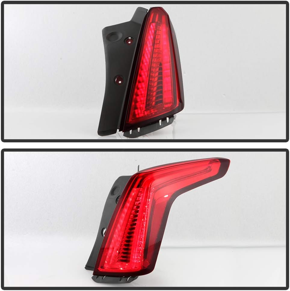 All Red Lens LED Tail Light Brake Lamp Assembly Replacement Right Passenger Side J38541