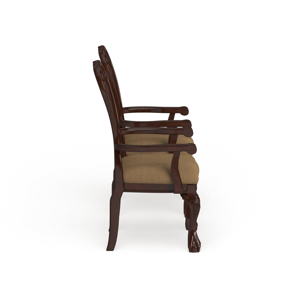 Cherry Arm Chair Set of 2 H29351
