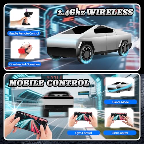 1:14 Remote Control Pick-up Truck with Light and Loadspace A40737