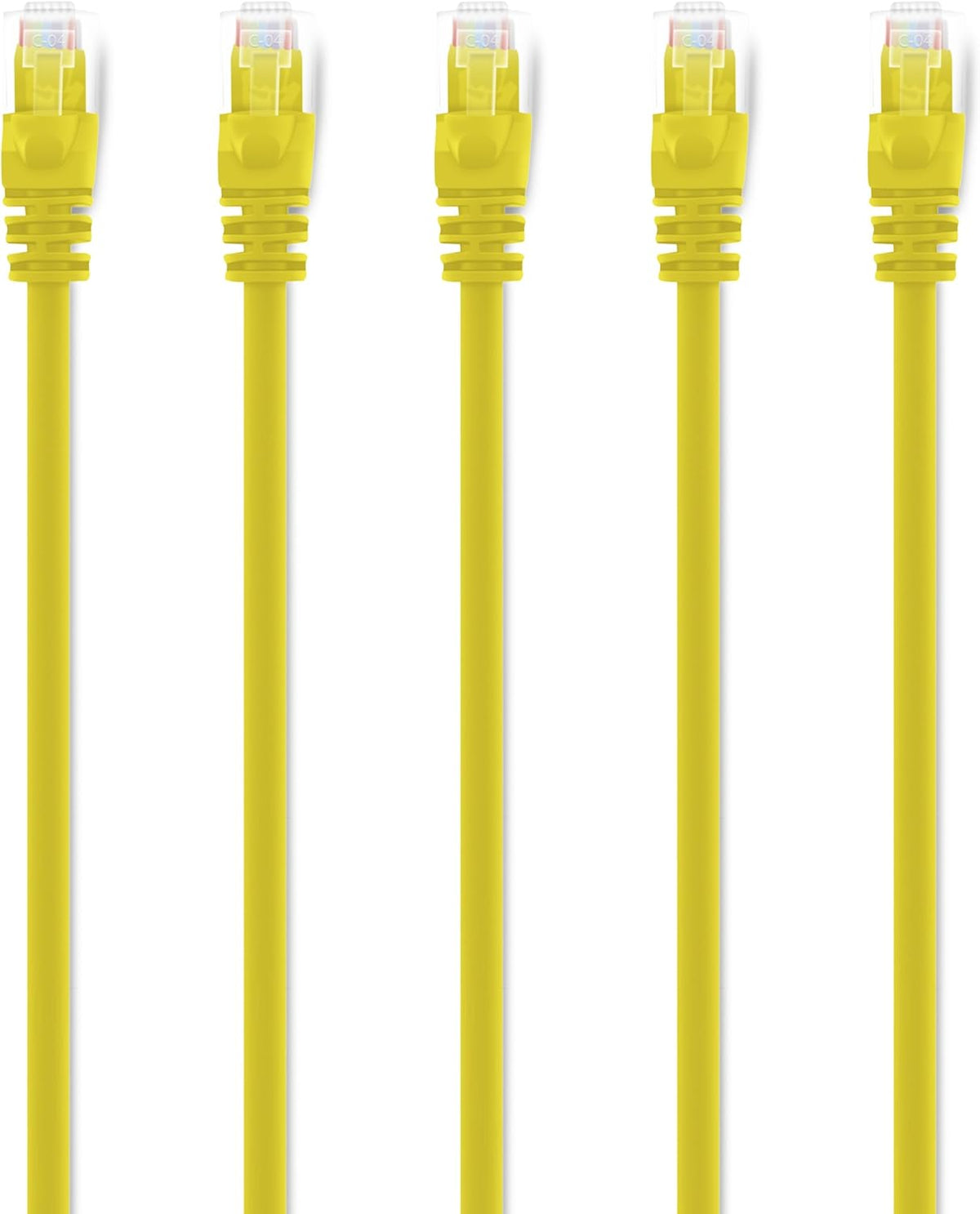Cat 6 Ethernet Cable 7 ft (24-Pack) Yellow F24002