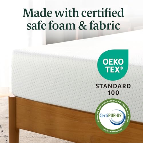 5 Inch Green Tea Memory Foam Mattress, Twin, Medium Firm F231