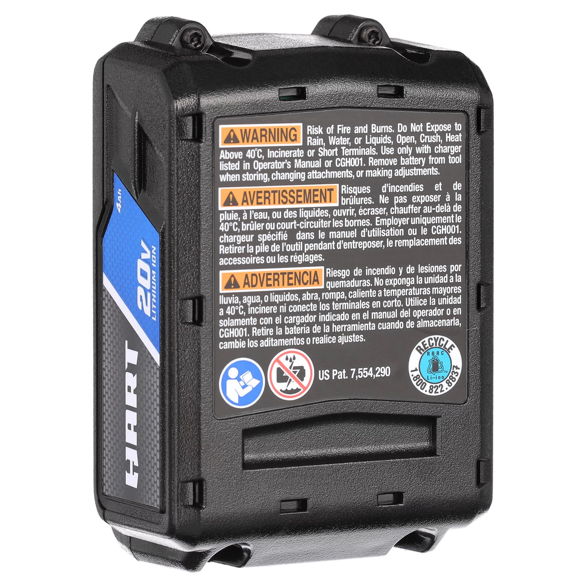 20V Lithium-Ion 4.0Ah Battery X819