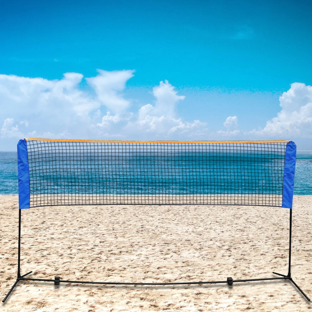 Portable Adjustable Badminton Net Set with Carrying Bag P383378