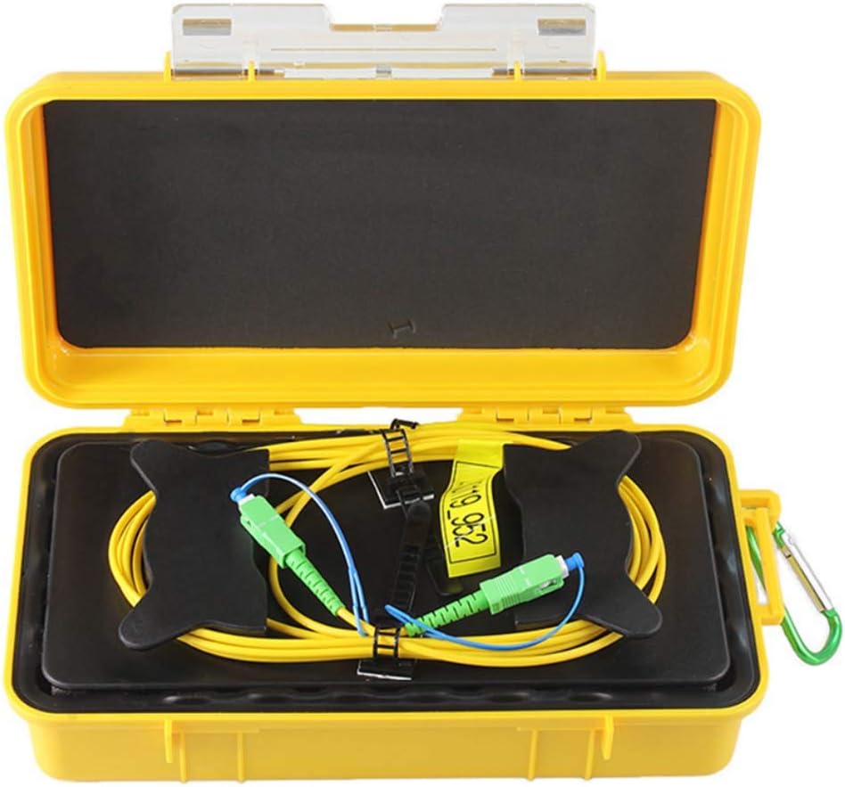 Fiber Optic OTDR Launch Cable Box G652D Singlemode 9/125 SC/APC-SC/APC Connector (2000M) F98366