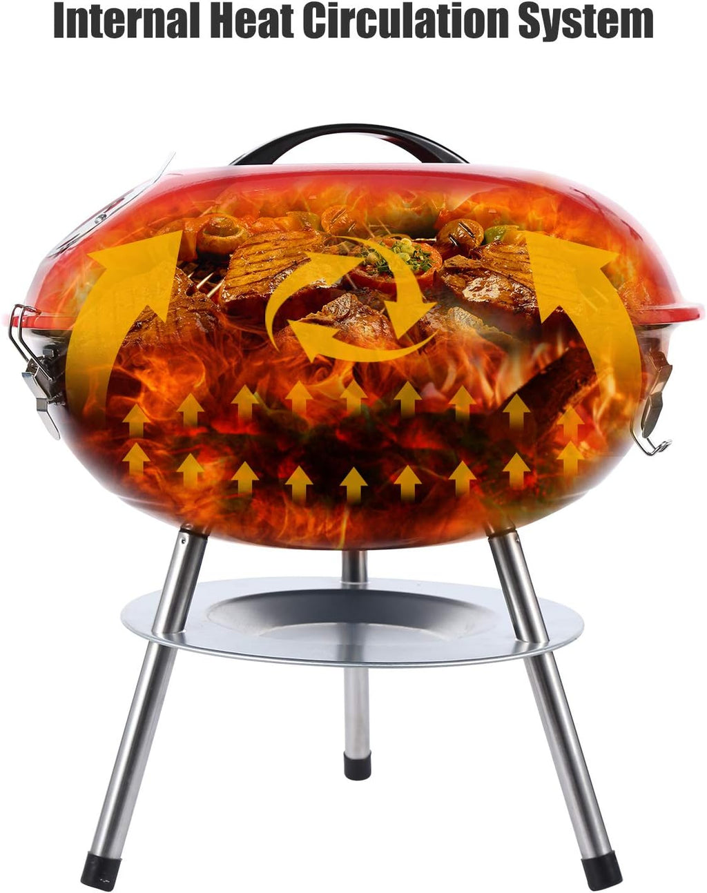 Charcoal Grill 14 Inch Portable Small BBQ Grill M942