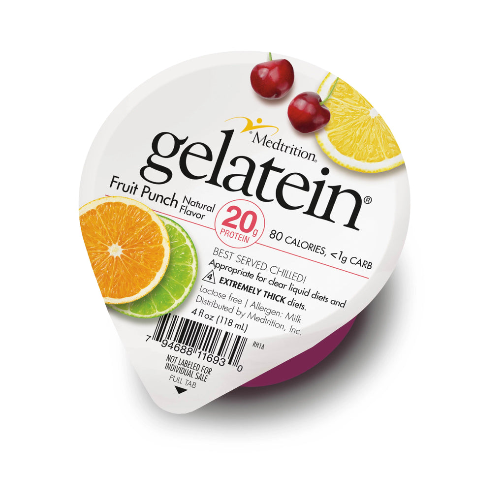 High Protein Sugar Free Fruit Punch Gelatin, 12 Servings P819083