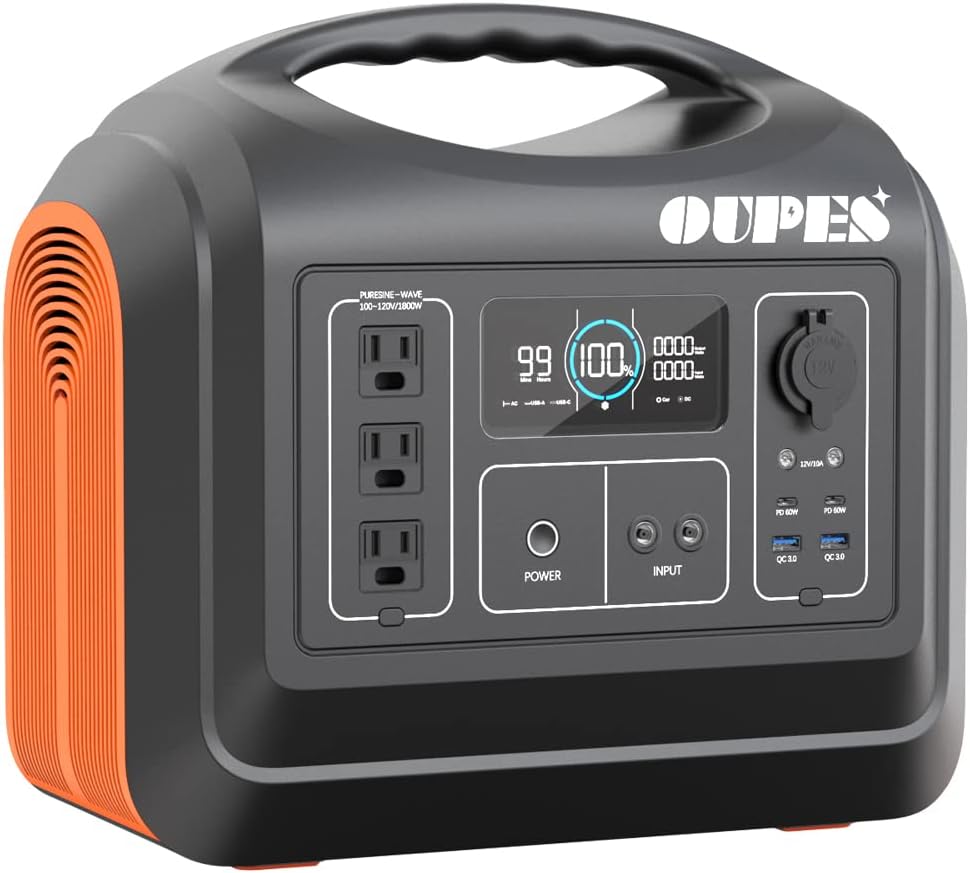 Portable Power Station LiFePO4 Battery with 2 X100W Solar Panel M941840