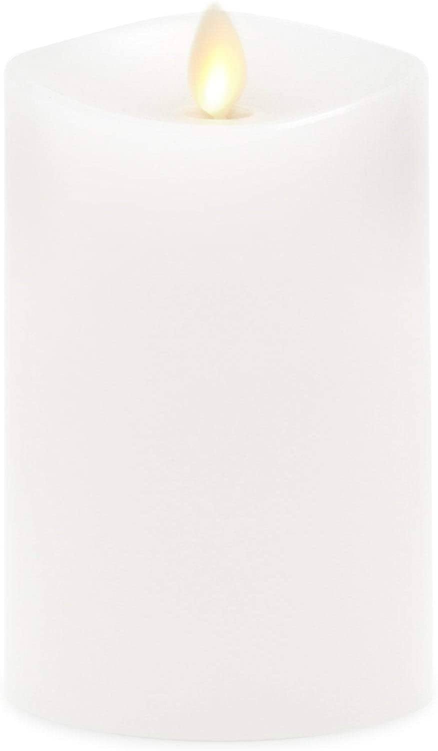 White Pillar LED Candle P90440