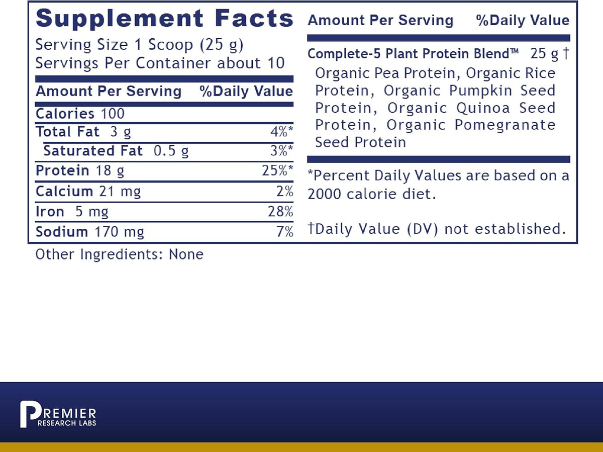 Plant-Based Protein Powder - 9 oz F456